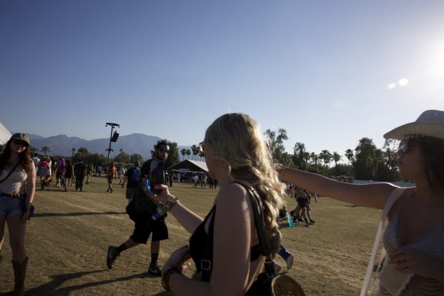 Sunset Strides: A Snapshot from Coachella 2024