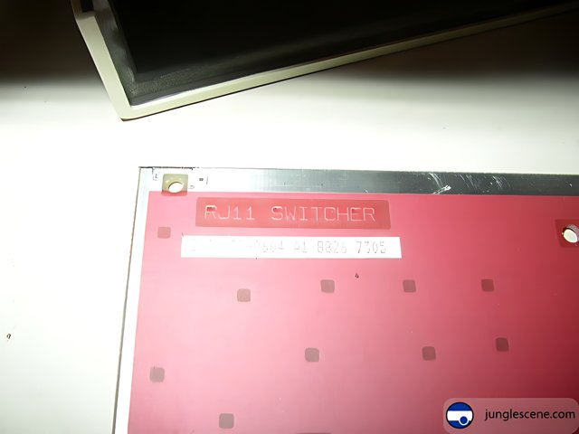 Red Laptop Screen with Pull Snitcher Message