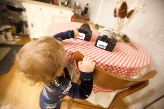Toddler's Christmas Morning Camera Discovery