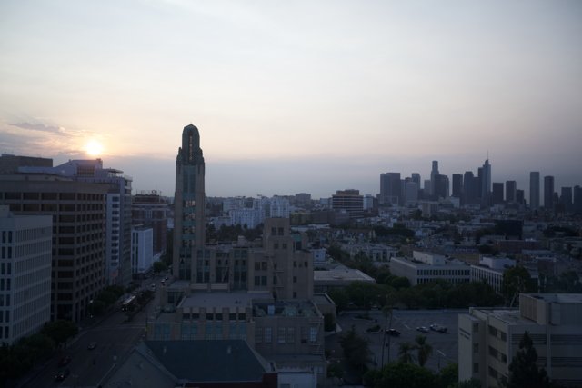 The Golden Hour in the LA Metropolis
