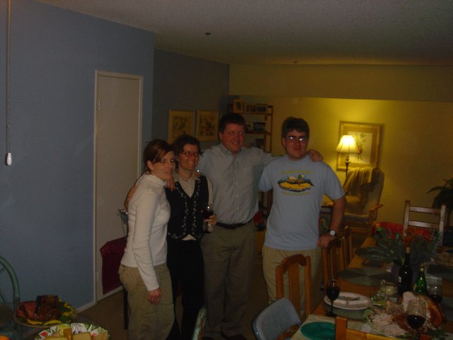Friends Gather for Thanksgiving Dinner Celebration 2004
