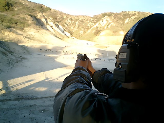 Shooting Practice in Angeles Ranges