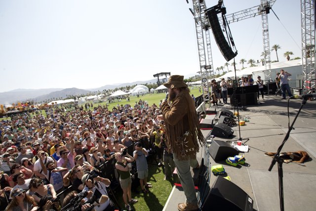 Cowboy Hat in the Coachella Crowd