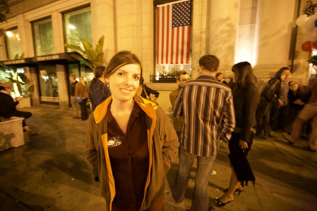 Election Night Celebration on City Streets 2008