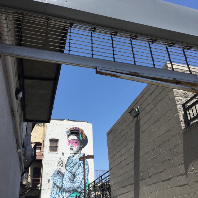 Mural Adorns Los Angeles Building