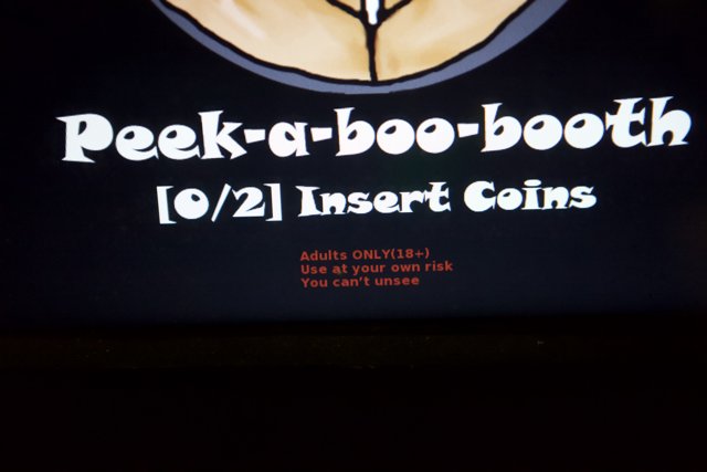 Peek a Boo Booth Ad
