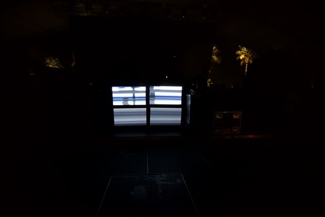 Illuminated Screen in the Dark