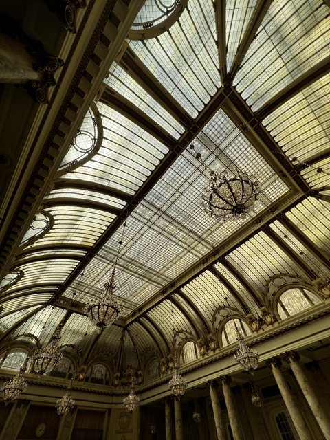 The Grandeur of the Grand Hotel's Ceiling