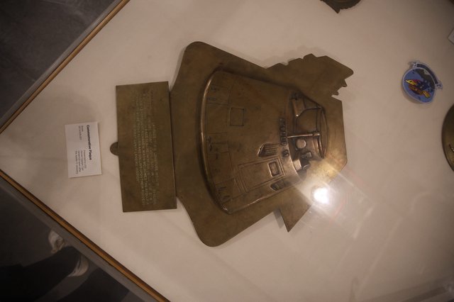 Commemorative Bronze Plaque at USS Hornet Museum