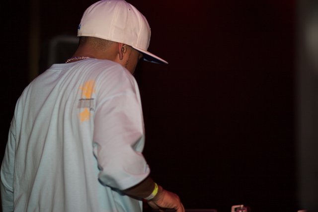 DJ Craze in His Signature White Hat