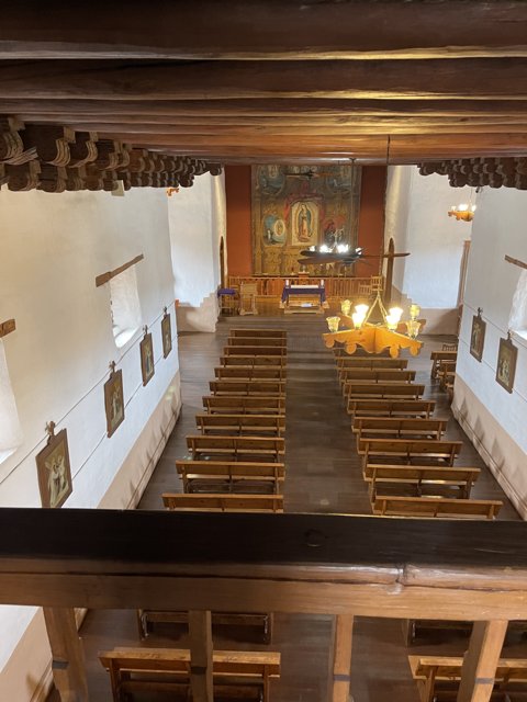 Peaceful Moments in De Vargas Chapel