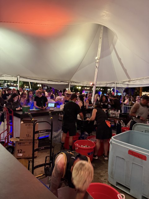 Nighttime Buzz at the Empire Polo Club