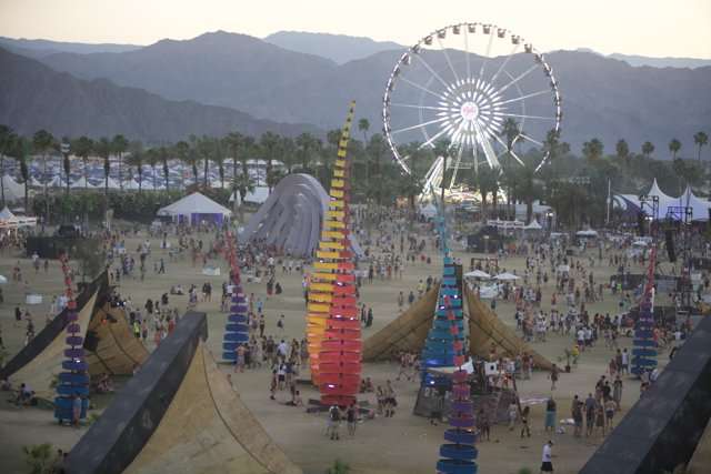 Fun and Crowds at Coachella Festival