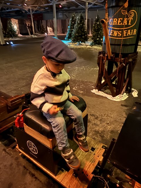 Little Engineer at the Great Dickens Fair