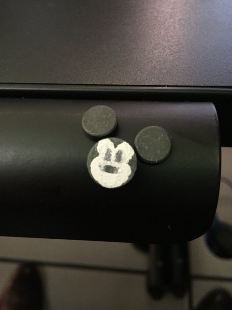 Mickey Mouse on the Desk