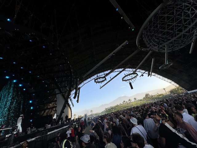 Vivid Vibes at Coachella 2024: Sunset Serenade