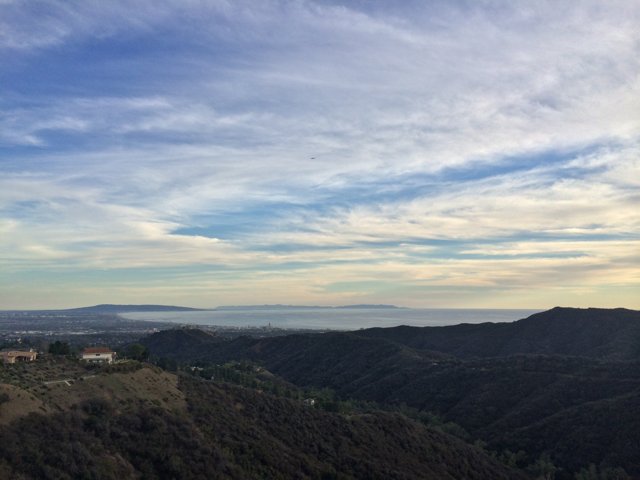 Majestic View of the Pacific from the Hills