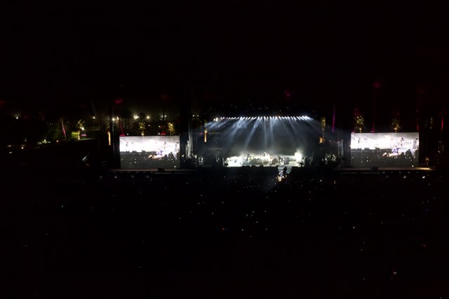 Nighttime Concert Stage at Coachella
