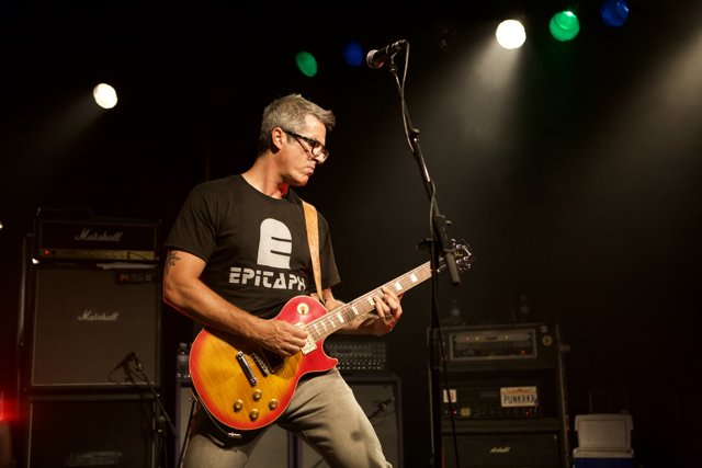 Rockstar Brett Gurewitz Wows the Crowd with Electric Guitar
