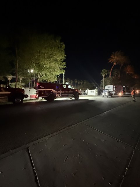 Nighttime Scene at Empire Polo Club