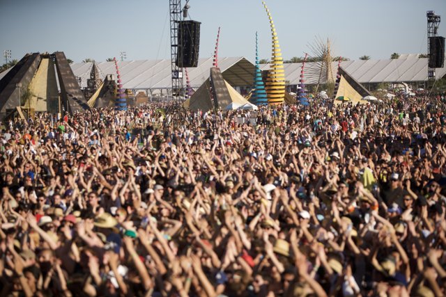 Hands in the Air at Coachella Music Festival