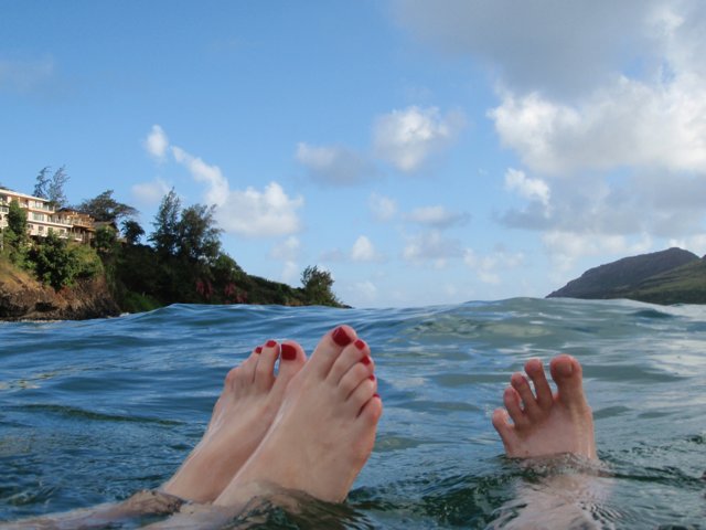 Barefoot in the Pacific