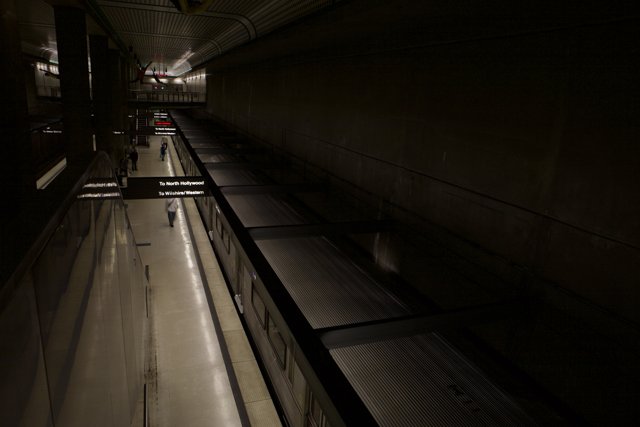 Dark Subway Tunnel