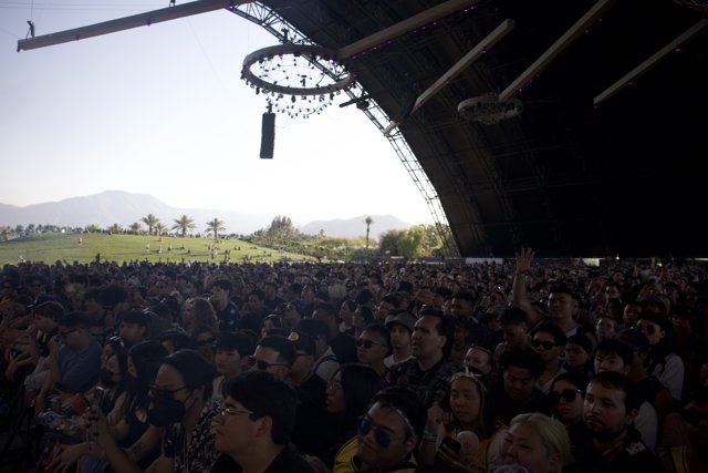 Vibrant Crowd at Coachella 2024 - Weekend 2