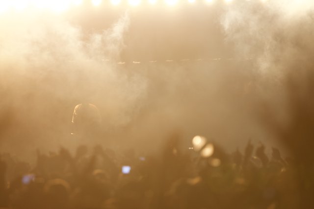 Smoke and Lights at the Rock Concert