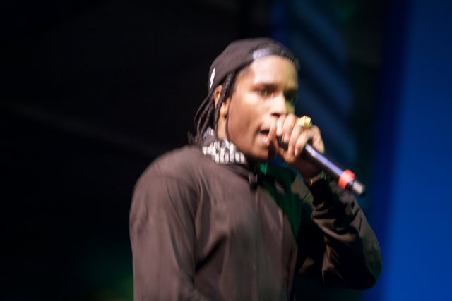 A$AP Rocky takes the stage