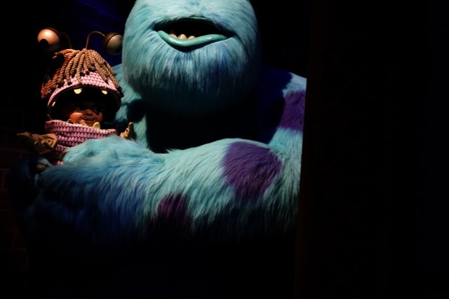 Meeting Monsters Inc. at Disneyland