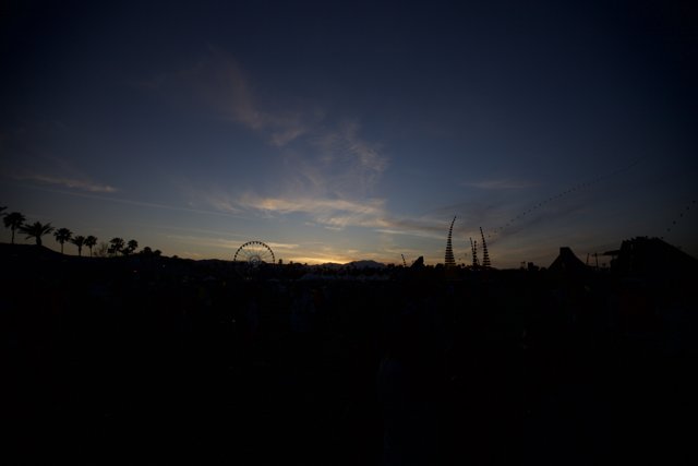 Sunset at Coachella Valley