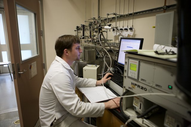 The Scientist in his Lab Coat