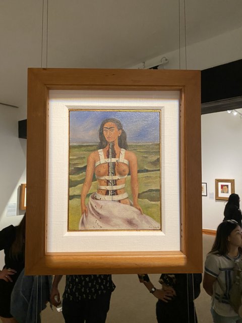Frida Kahlo Painting in Xochimilco Art Gallery