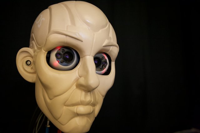 Robotic Alien Head
