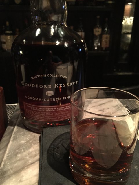Sipping on Woodford Reserve