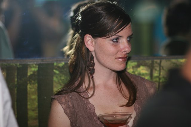 Elegant Woman at Evening Social Gathering 2006