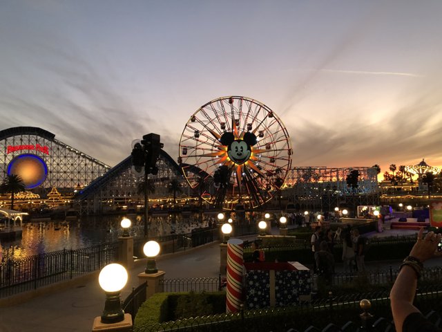 Sunset Magic at Disneyland