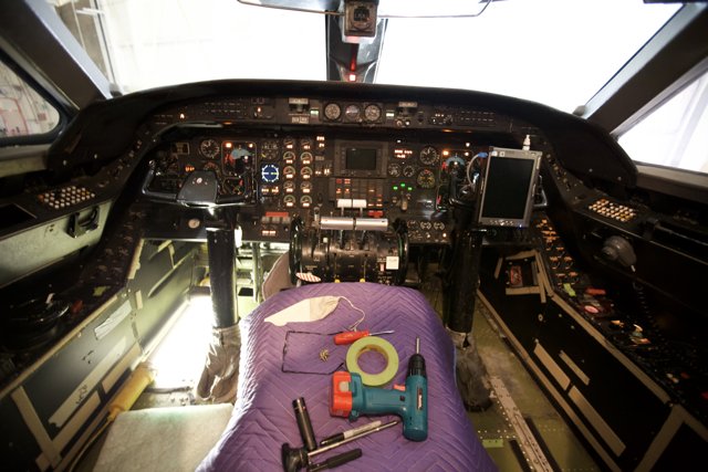 The Cockpit of an Aircraft