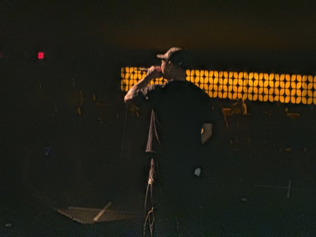 Captivating Performance in Darkness