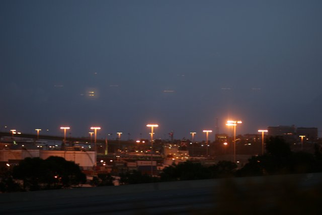 Nighttime Drive Through the Metropolis