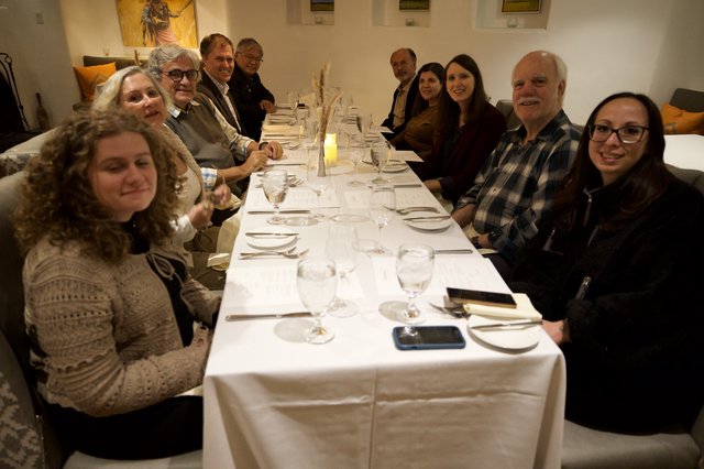Multi-Generational Family Dinner Celebration at Restaurant