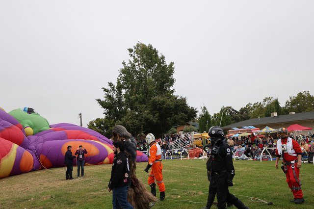 Star Wars Cosplayers at Hot Air Balloon Festival