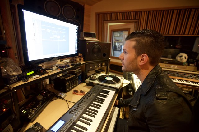 Making Beats in the Studio