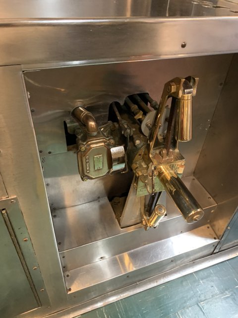 The Secure Gold-Handled Machine