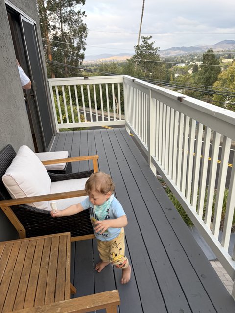 Golden Hour on the Balcony