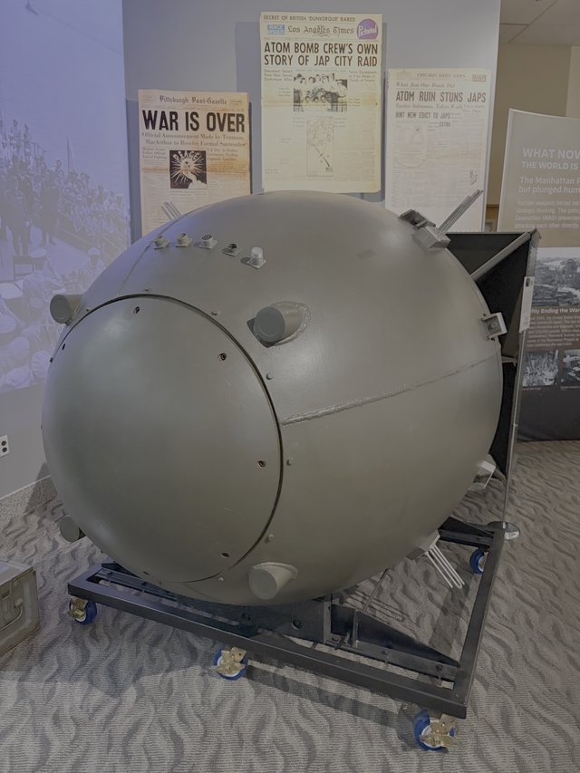 Nuclear Weapon Replica in Historical War Museum