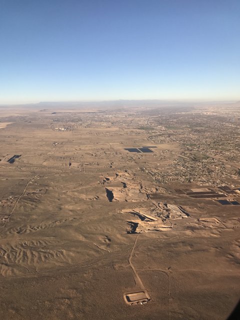 A Bird's Eye View of a Desert Oasis