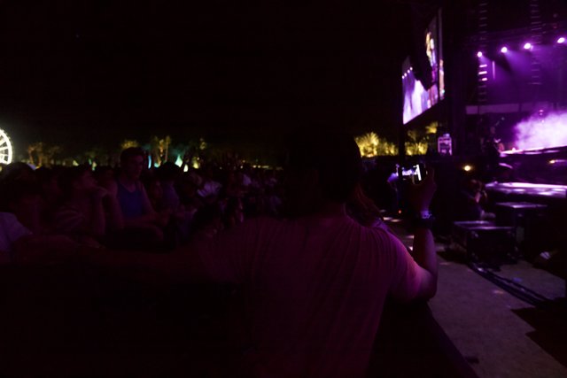 Night Life: Man Lights Up the Stage at Coachella