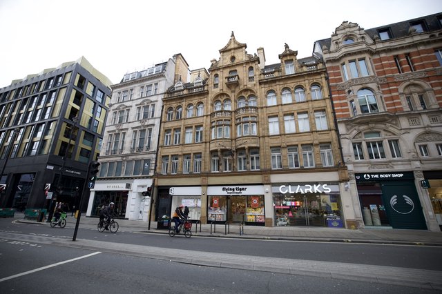 Historic Architecture Along London High Street